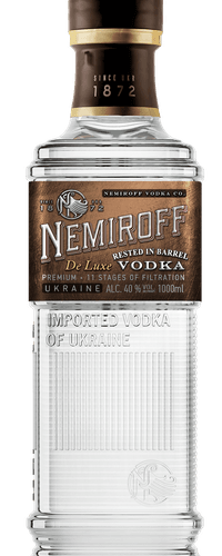 Nemiroff De Luxe Rested In Barrel Vodka 1,00 ltr 40%