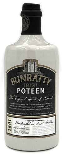 Bunratty Poteen Ceramic Irish Spirit 0,70 ltr 40%