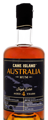 Cane Island Australia Single Estate Rum 4 Years Old 0,70 ltr 43%
