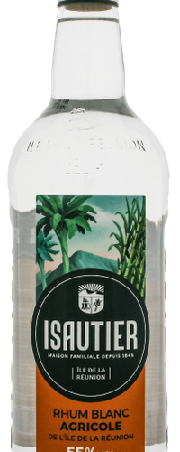 Isautier Blanc Agricole Rhum 1,0 ltr 55%