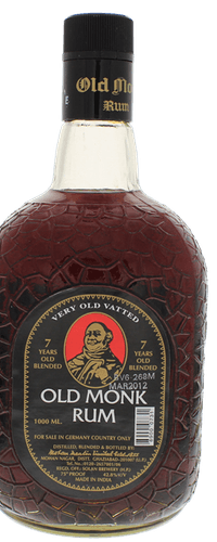 Old Monk 7 Years Old 1,0 ltr 42,8%