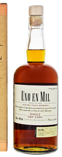 Uno en Mil Brandy Solera Gran Reserva 0,70 ltr 40%