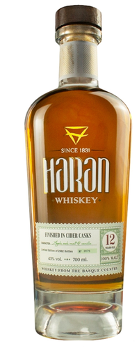 Haran 12 Years Old Basque Malt Iberian Oak 0,70 ltr 40%
