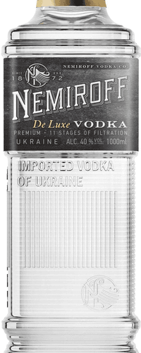 Nemiroff De Luxe Vodka 1,00 ltr 40%