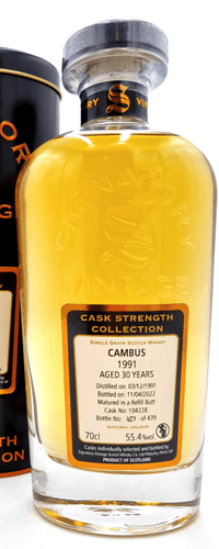 Cambus 1991 Signatory Cask Strength Cask 104228 0,70 ltr 55,4%