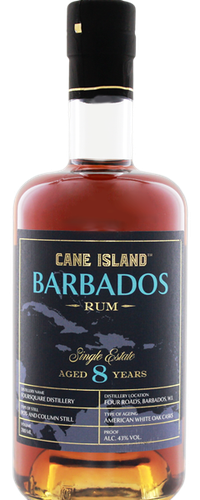 Cane Island Barbados Single Estate Rum 8 Years Old 0,70 ltr 43%