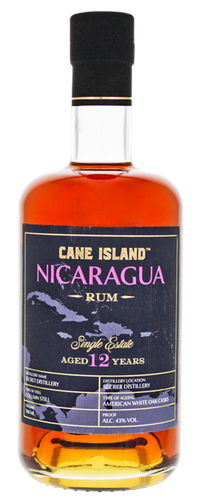 Cane Island Nicaragua Single Estate Rum 12 Years Old 0,70 ltr 43%