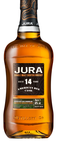 Isle of Jura 14 Years Old American Rye Cask 0,70 ltr 40%