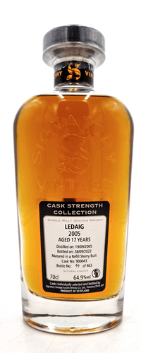 Ledaig 2005 Signatory Cask Strength Cask 900043 0,70 ltr 64,9%