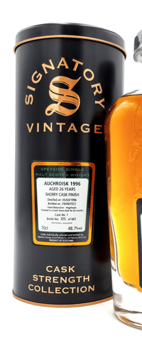 Auchroisk 1996 Signatory Cask Strength Cask 1 0,70 ltr 48,7%
