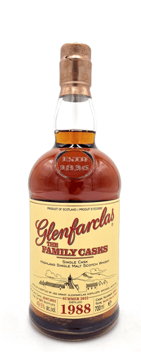 Glenfarclas Family Casks 1988 Summer Release 2022 Cask 6862 0,70 ltr 49,5%