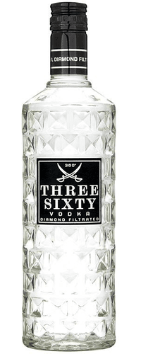 Three Sixty Vodka 0,70 ltr 37,5%