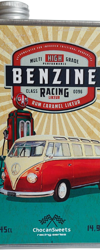 Jerrycan Benzine VW Busje Rum Caramel Likeur 0,45 ltr 14,9%