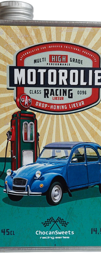 Jerrycan Motorolie 2CV Blauwe Eend Drop Honing Likeur 0,45 ltr 14,9%