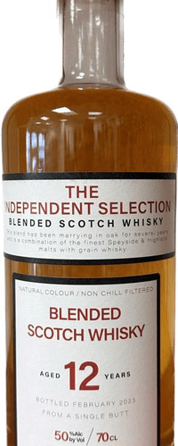 Blended Scotch 12 Years Old The Independent Selection 0,70 ltr 50%