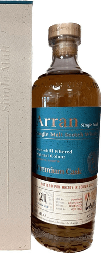 Arran Premium Cask 21 Years Old Bottled For Whiskey In Leiden 2023 0.70 ltr 55.3%