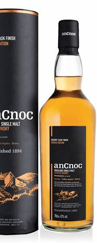 An Cnoc Sherry Cask Peated Edition 0.70 ltr 43%