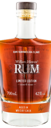 William Hinton Rum 6 Years Old Aged In Whiskey Cask 0.70 ltr 42%