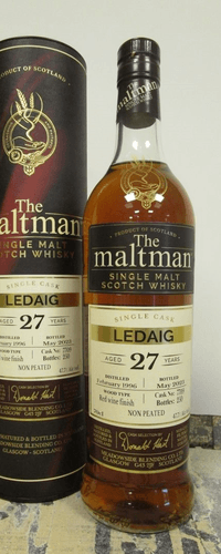 Ledaig 27 Years Old 1996 The Maltman 0.70 ltr 47.7%