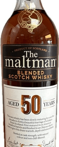 Blended Malt Whiskey 50 Years Old The Maltman 0.70 ltr 44.9%