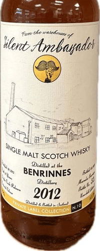 Benrinnes 10 Years Old 2012 Silent Ambassador 0,70 ltr 52,1%