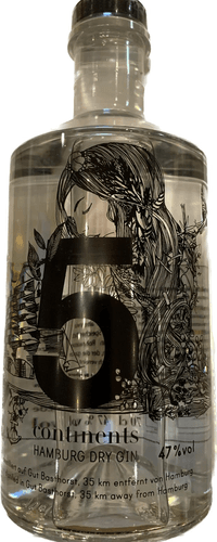 5 Continents Hamburg Dry Gin 0,70 ltr 47%