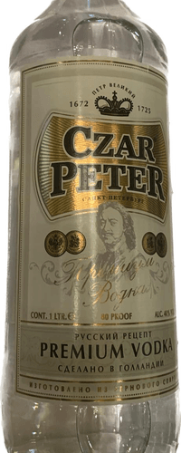 Czar Peter Premium Vodka 1,00 ltr 40%