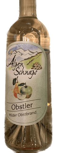 Obstler Milder Obstbrand Alpen Schnaps 0,50 ltr 38%