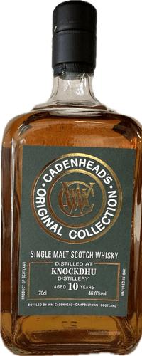 Knockdhu 10 Years Old Cadenhead Original Collection 0,70 ltr 46%