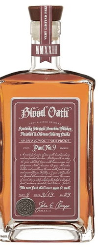 Blood Oath Bourbon Whiskey Pact No. 9 0,75 ltr 49,3%