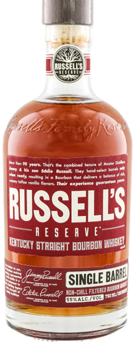 Russells Reserve Single Barrel Kentucky Straight Bourbon 0,75 ltr 55%