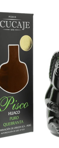 Ocucaje Pisco Quebranta Huaco Negro 0,75 ltr 38%