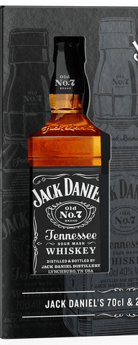 Jack Daniels Giftpack Met 2 Glazen 0,70 ltr 40%