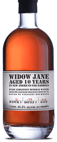 Widow Jane 10 Years Old Bourbon Whiskey 0,70 ltr 45,5%