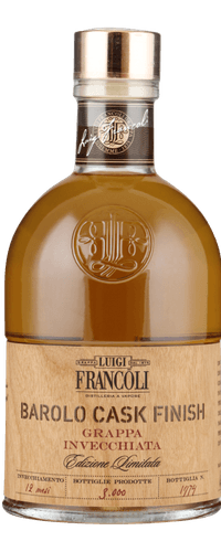Francoli Grappa Barolo Cask Finish 0,50 ltr 40%