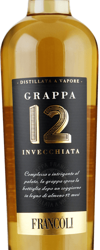 Francoli Grappa 12 Invecchiata 0,70 ltr 40%
