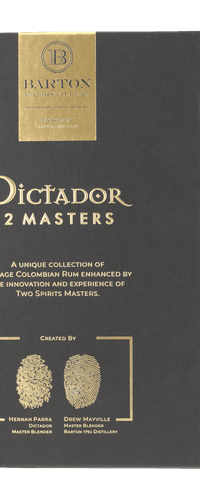 Dictador '2Masters' Barton 1792 79/82 Straight Rye 0,70 ltr 45%