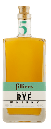 Filliers Single Rye Whisky 5 Years Old 0,50 ltr 46,5%