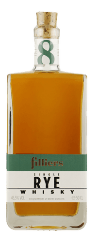 Filliers Single Rye Whisky 8 Years Old 0,50 ltr 46,5%
