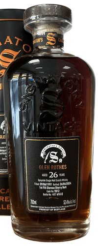 Glenrothes 26 Years Old 1997 Signatory Symington's Choice Cask 9812 0,70 ltr 52,4%