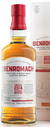 Benromach Vintage 2014 Cask Strength Batch 3 0,70 ltr 60,6%