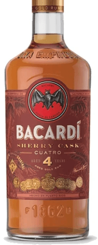 Bacardi Anejo Cuatro 4 Years Old Sherry Cask 1,00 ltr 40%