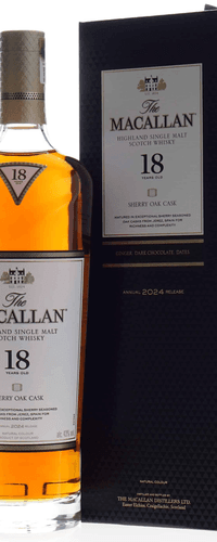 Macallan 18 Years Old Sherry Oak 2024 Release 0,70 ltr 43%
