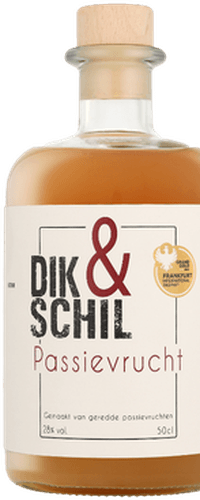 Dik & Schil Passievrucht Likeur 0,50 ltr 28%