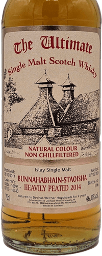 Bunnahabhain Staoisha 9 Years Old 2014 The Ultimate Selection 0,70 ltr 46%