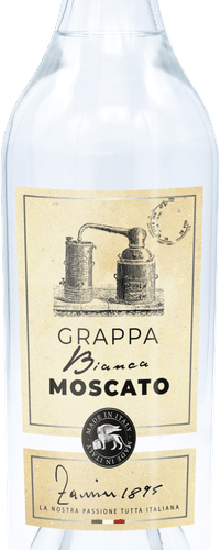 Grappa Bianco Moscato Zanin 1895 0,50 ltr 38%
