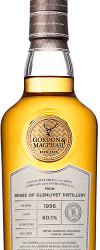 Braes Of Glenlivet 25 Years Old 1998 Gordon & MacPhail 0,70 ltr 60,1%