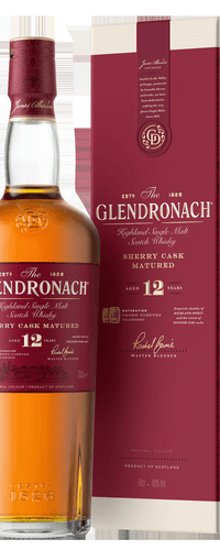 Glendronach 12 Years Old New Bottle 0,70 ltr 43%