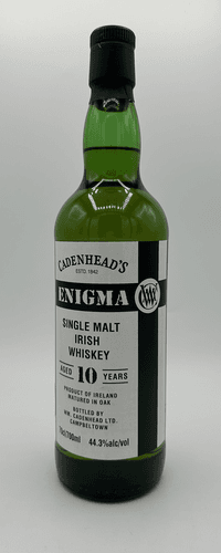 Enigma Irish Single Malt 10 Years Old Cadenhead 0,70 ltr 44,3%