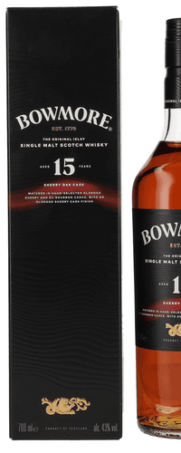 Bowmore 15 Years Old Single Malt Sherry Cask 0,70 ltr 43%